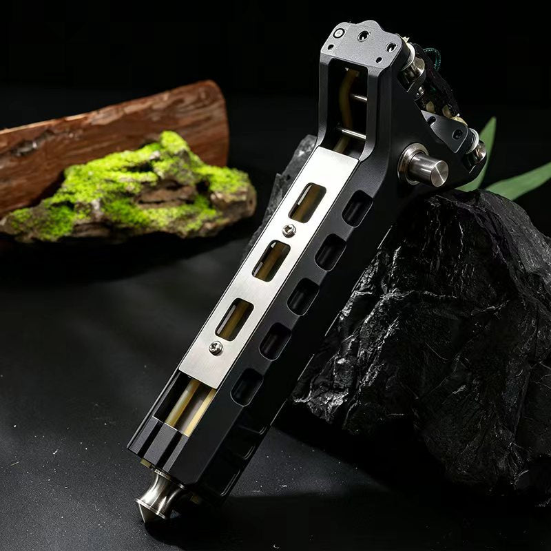 🔥Limited-Time 50% OFF&Free Shipping✨Professional Telescopic Aluminum Alloy Auto-Loading Slingshot Full Kit (200 Steel Balls)