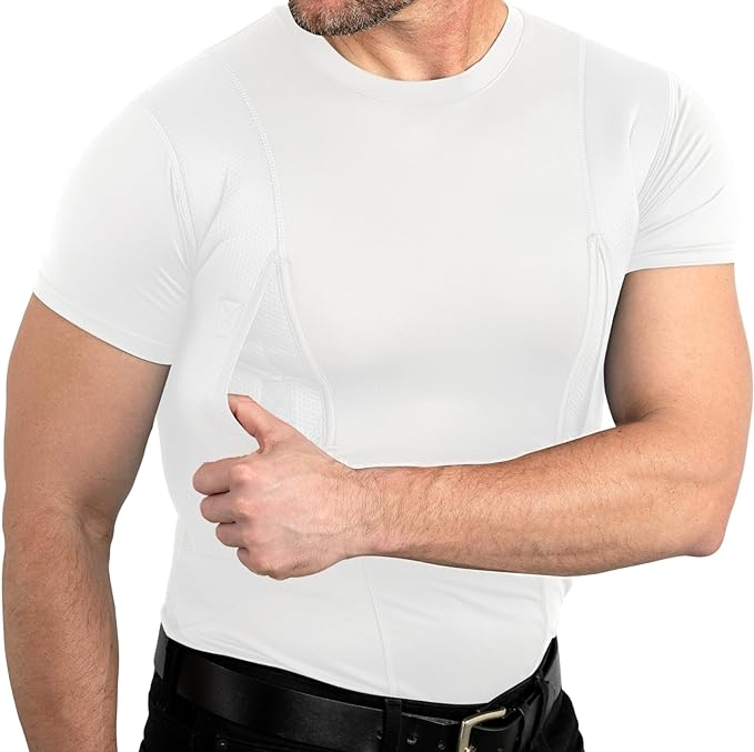 Ambidextrous Concealed Carry Compression Shirt