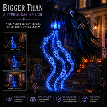 Animated Halloween Soul Harvester Garden Light Collection
