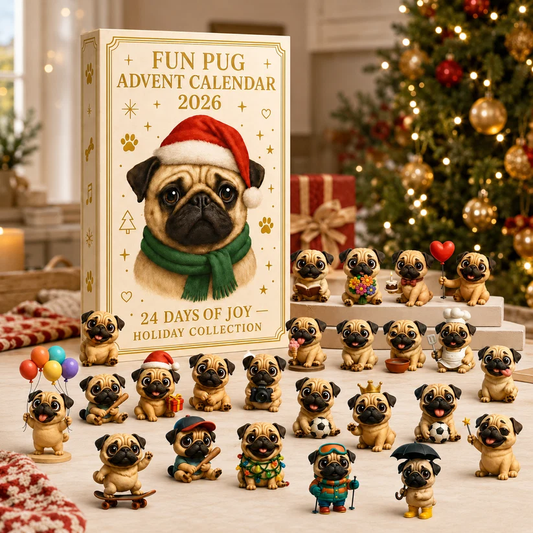 2026 Pug Advent Calendar – 24-Day Collectible Dog Countdown