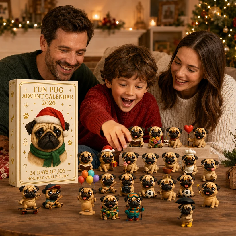 2026 Pug Advent Calendar – 24-Day Collectible Dog Countdown