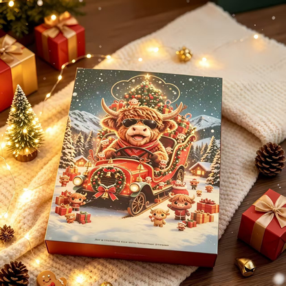 2026 Highland Cow Advent Calendar - 24 Collectible Figures