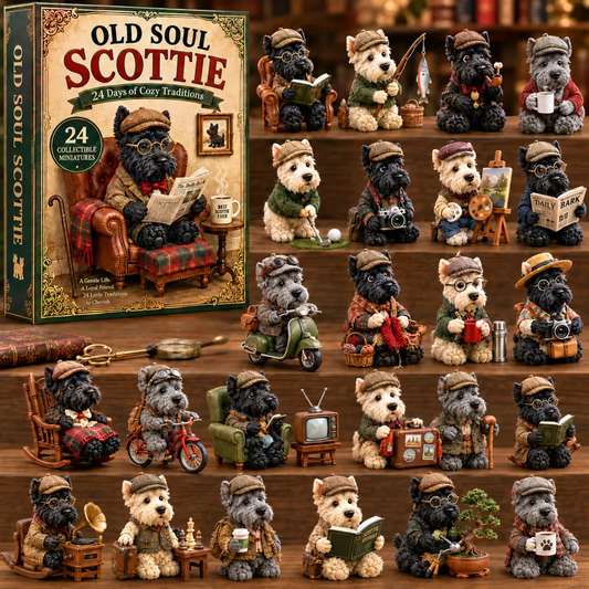 2026 Old Soul Scottie Advent Calendar - 24 Dog Figurines