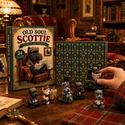 2026 Old Soul Scottie Advent Calendar - 24 Dog Figurines