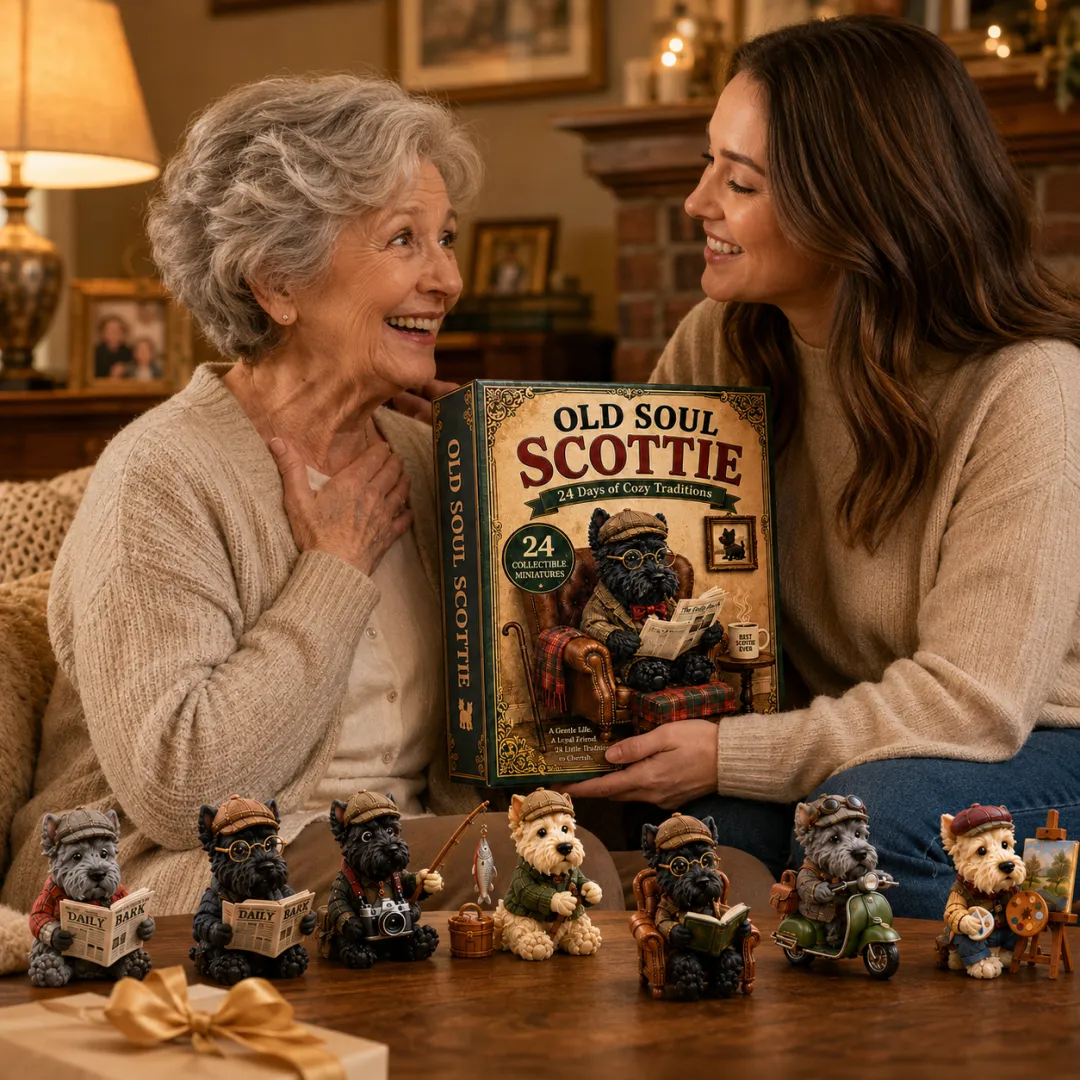 2026 Old Soul Scottie Advent Calendar - 24 Dog Figurines