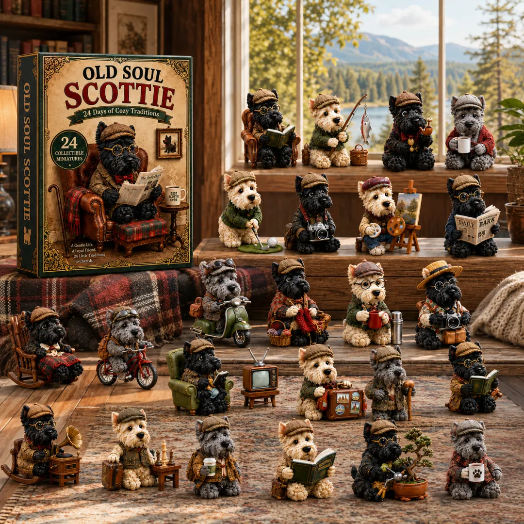2026 Old Soul Scottie Advent Calendar - 24 Dog Figurines