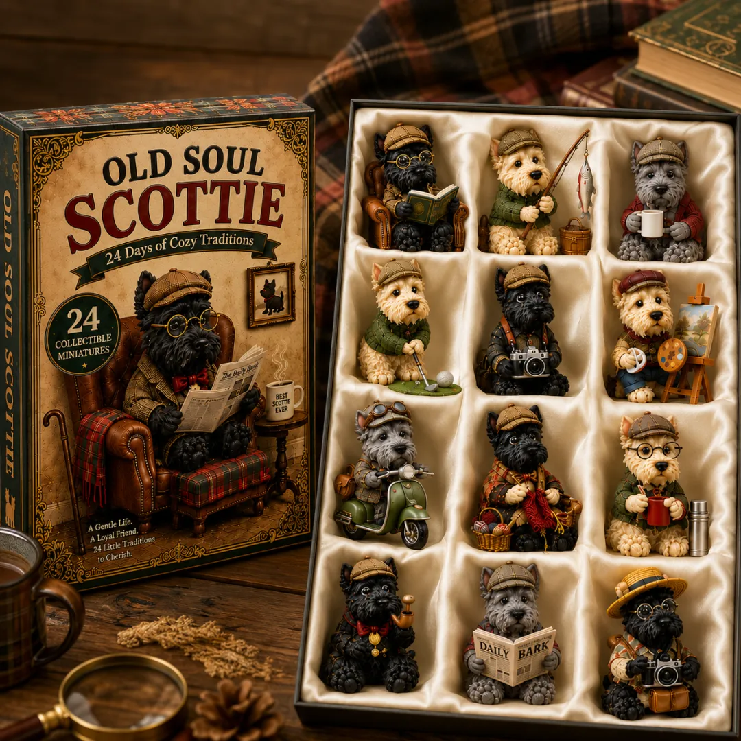 2026 Old Soul Scottie Advent Calendar - 24 Dog Figurines