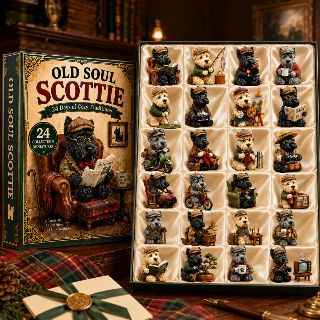 2026 Old Soul Scottie Advent Calendar - 24 Dog Figurines