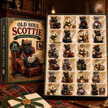 2026 Old Soul Scottie Advent Calendar - 24 Dog Figurines