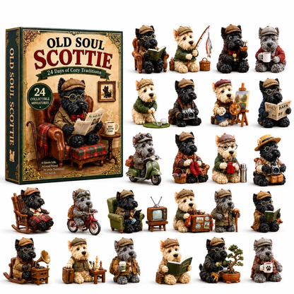 2026 Old Soul Scottie Advent Calendar - 24 Dog Figurines