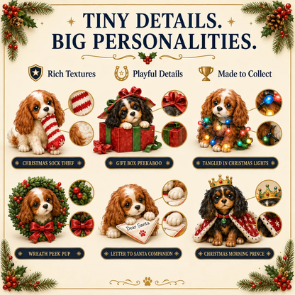 2026 Cavalier Advent Calendar - 24 Collectible Dog Figurines