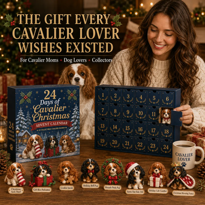 2026 Cavalier Advent Calendar - 24 Collectible Dog Figurines