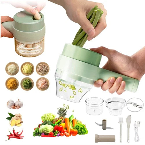 4-in-1 Cordless Electric Vegetable Slicer